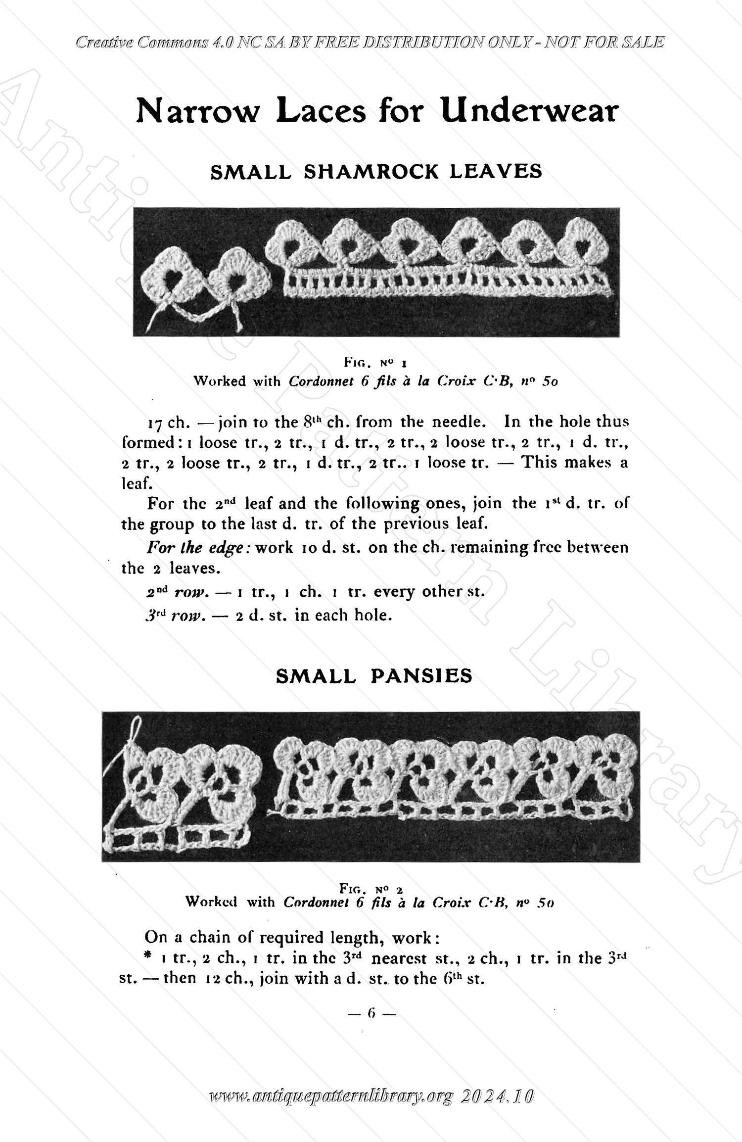 B-JA002 How to Make Crochet Lace, 2nd Album, Collection C.B.