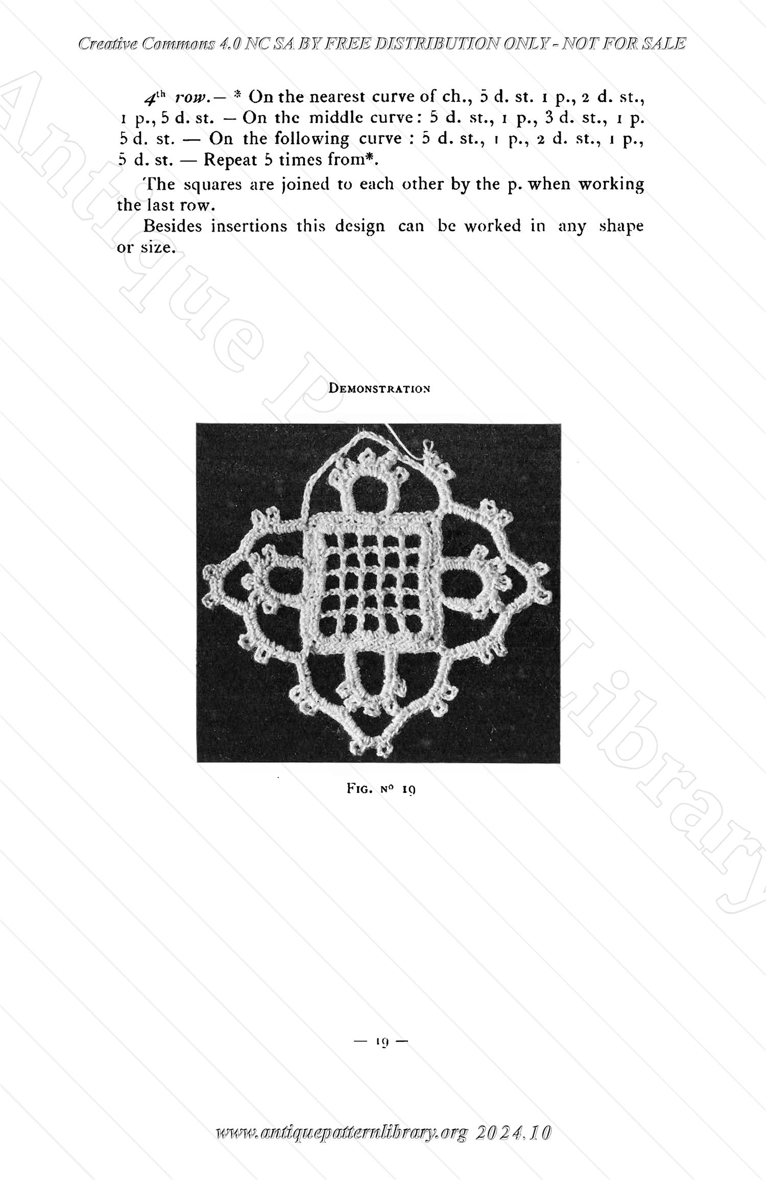 B-JA002 How to Make Crochet Lace, 2nd Album, Collection C.B.