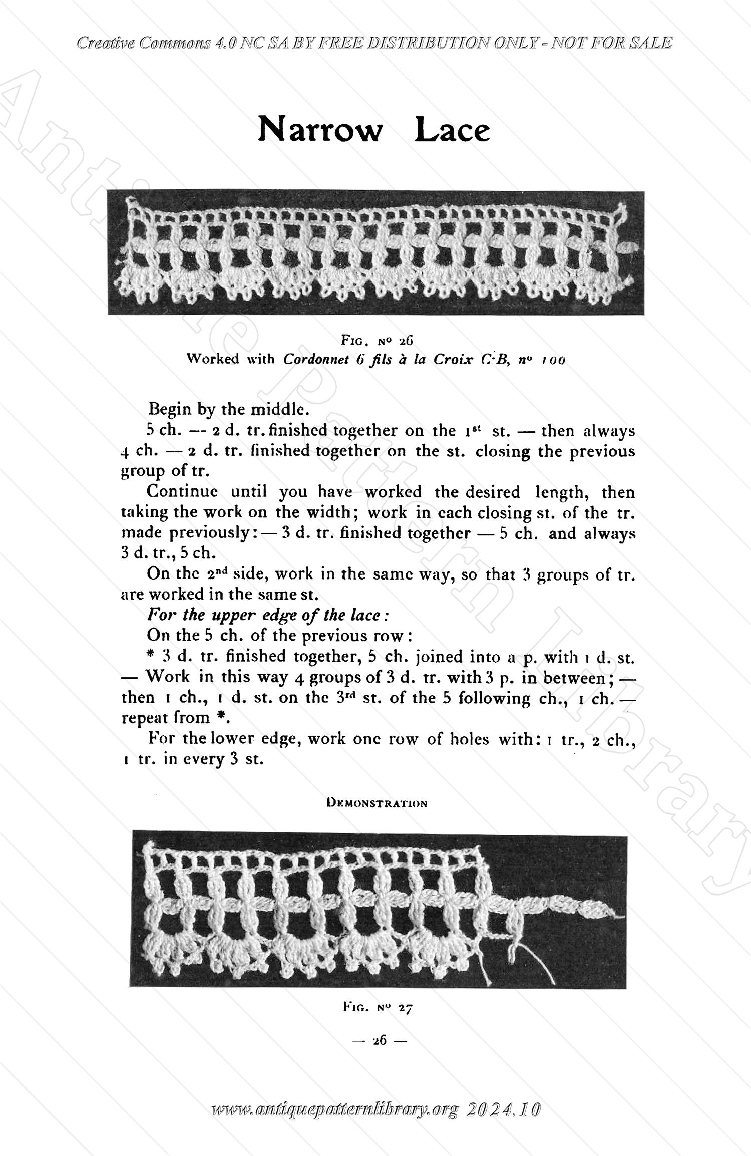 B-JA002 How to Make Crochet Lace, 2nd Album, Collection C.B.