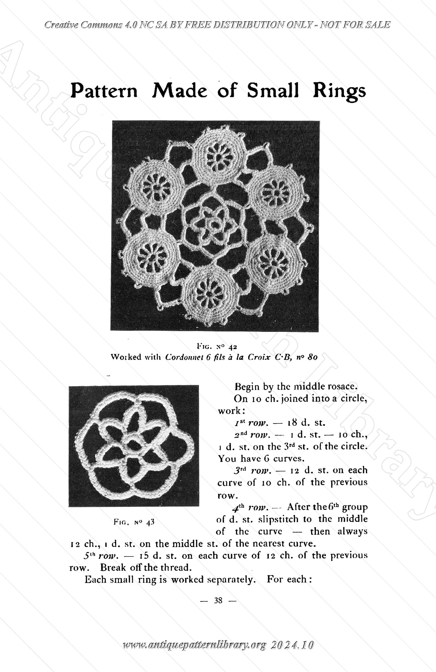 B-JA002 How to Make Crochet Lace, 2nd Album, Collection C.B.