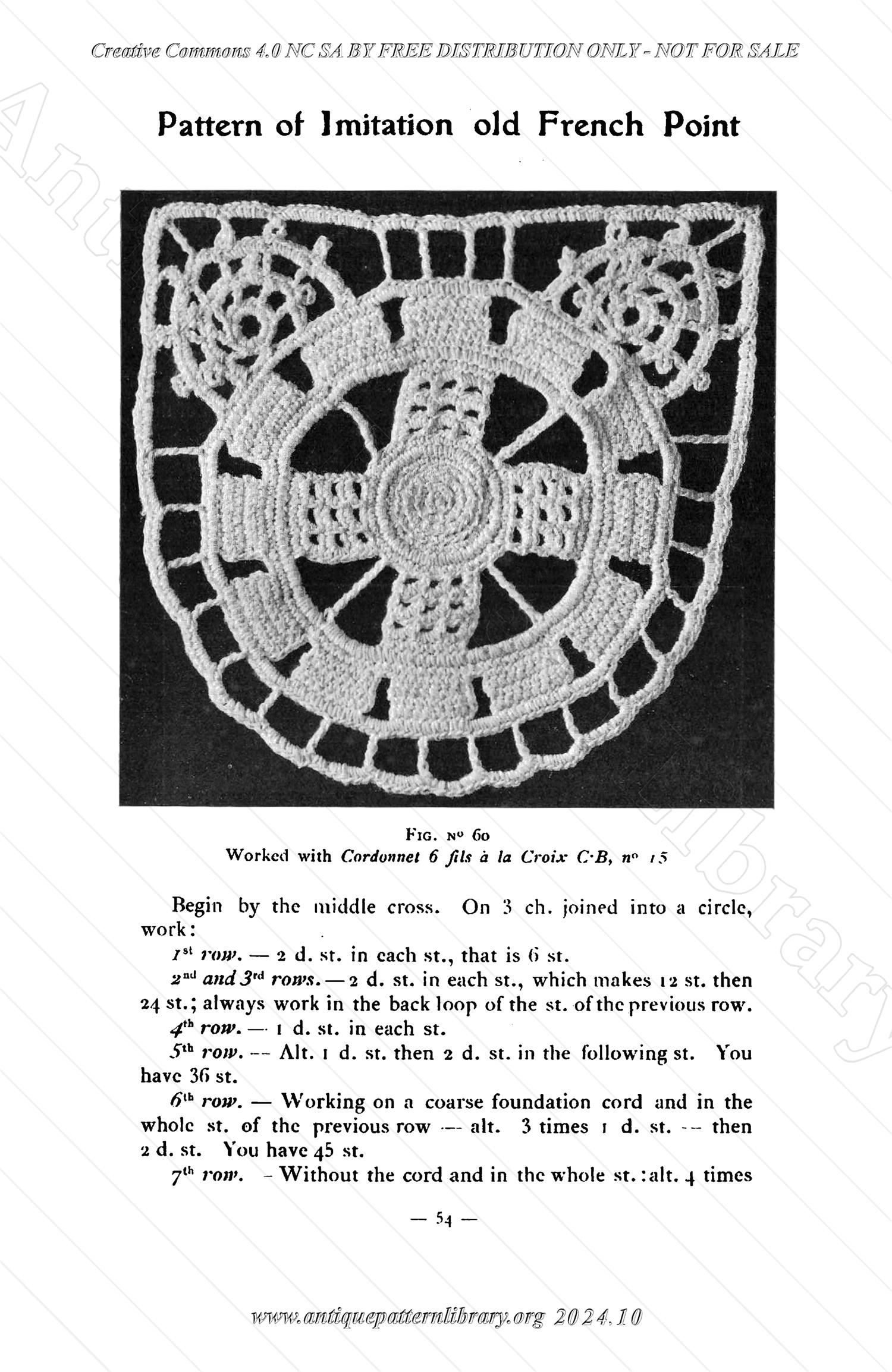 B-JA002 How to Make Crochet Lace, 2nd Album, Collection C.B.