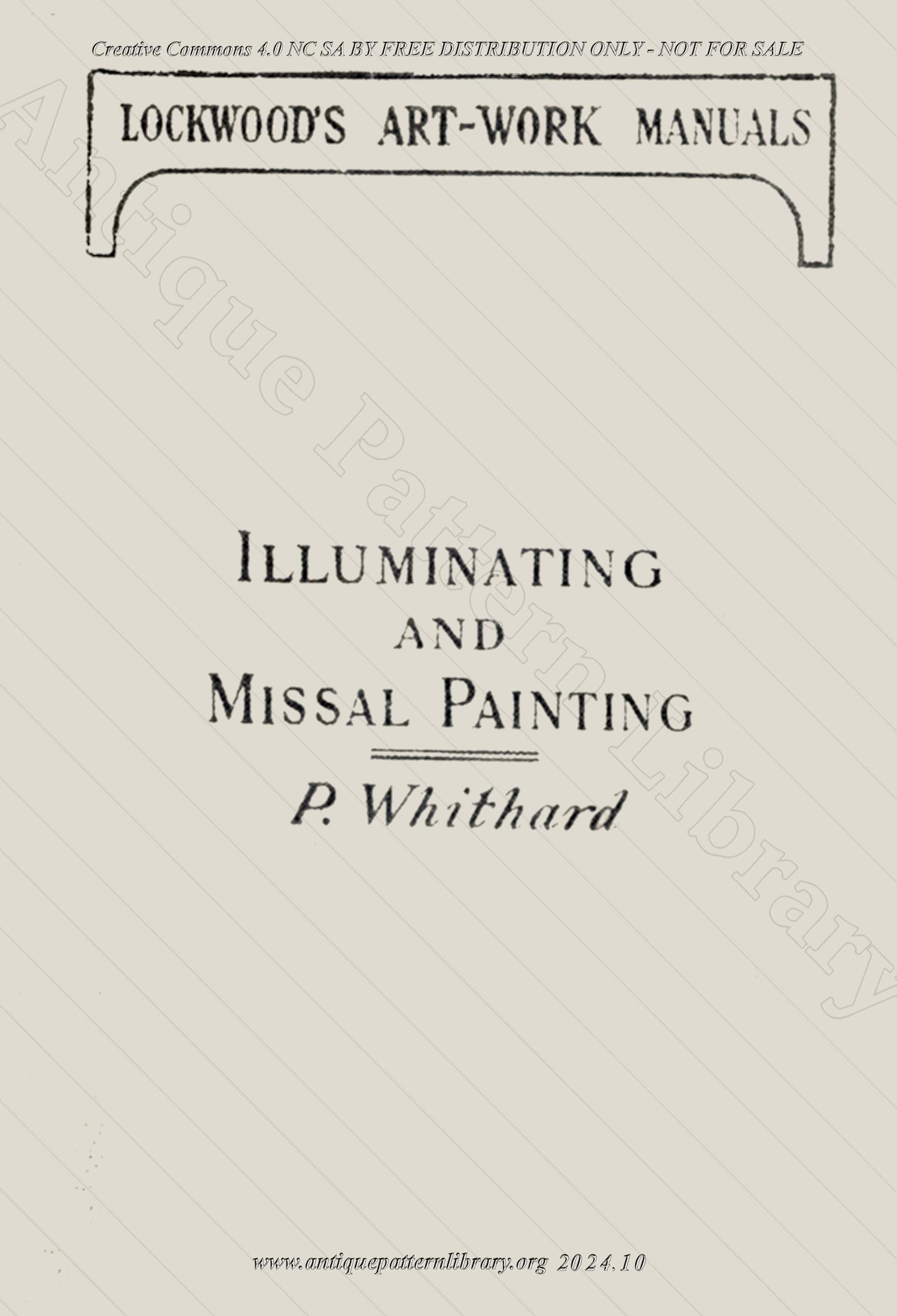 B-SW069 Illuminating and Missal Painting