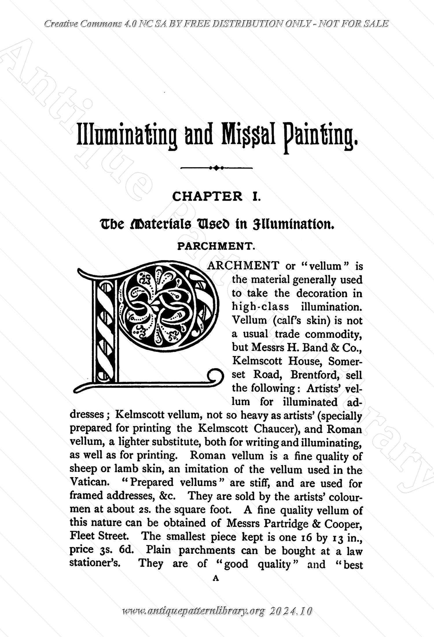 B-SW069 Illuminating and Missal Painting