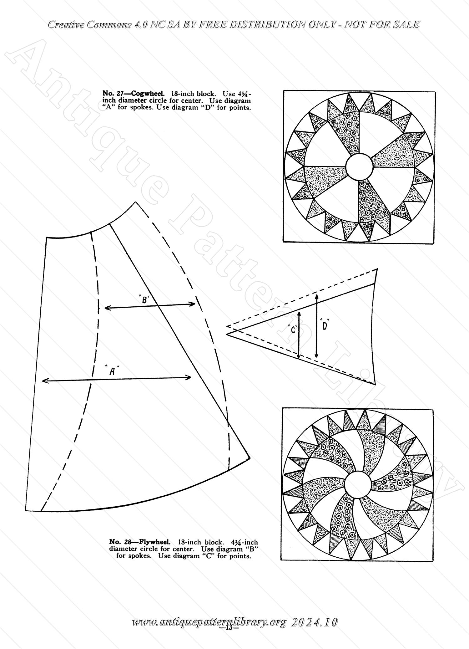 C-YS204 Grandmother Clark's Patchwork Quilt Designs