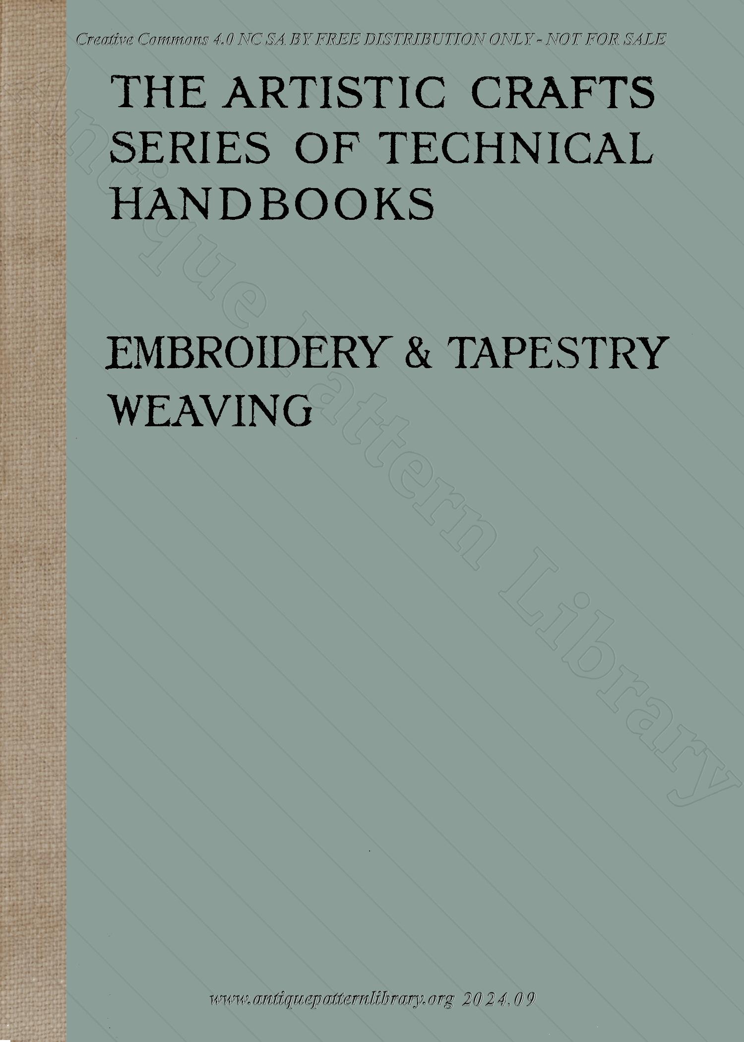 C-YS337 Embroidery and Tapestry Weaving