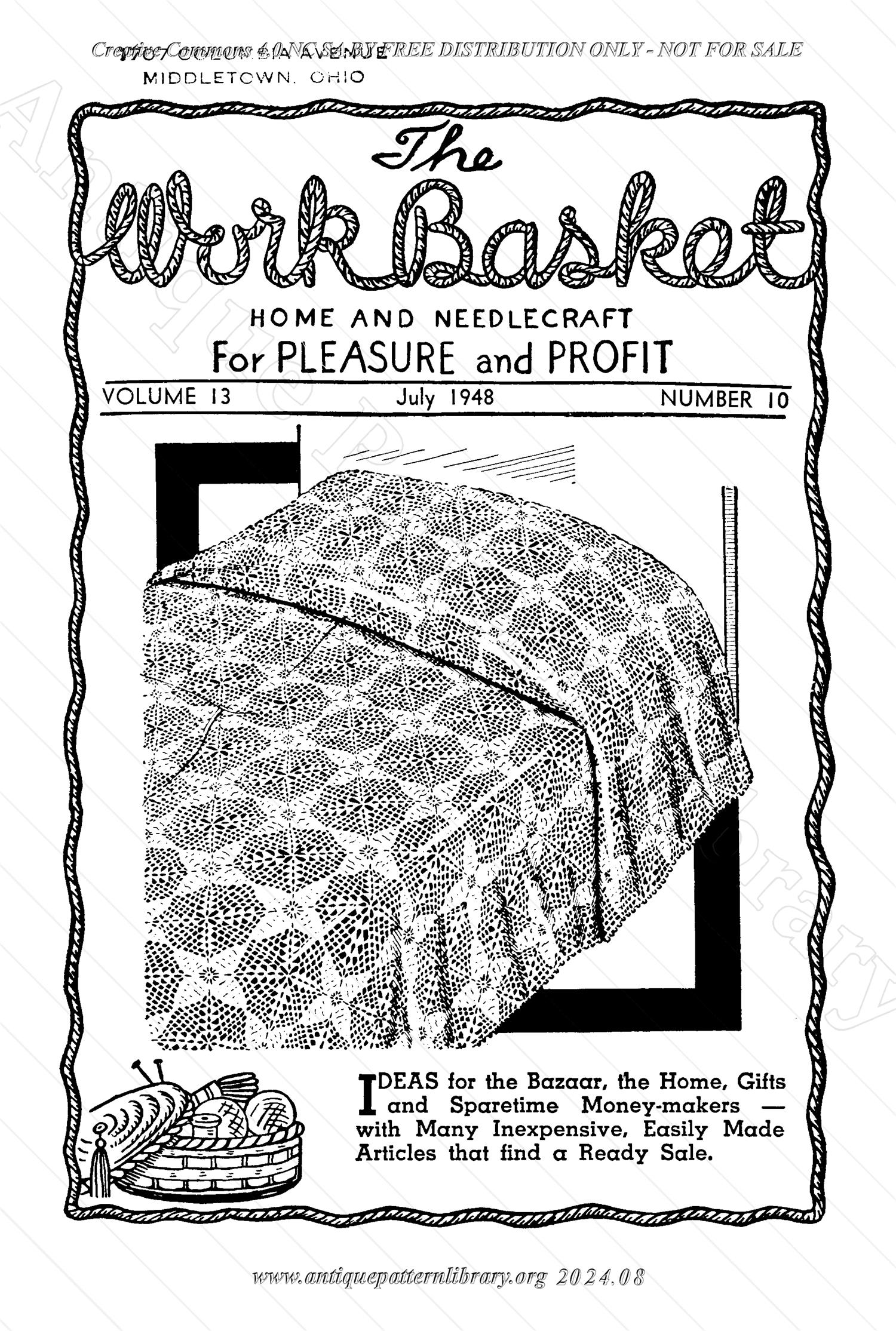 I-WB13A The Workbasket Volume 13 July 1948 No. 10