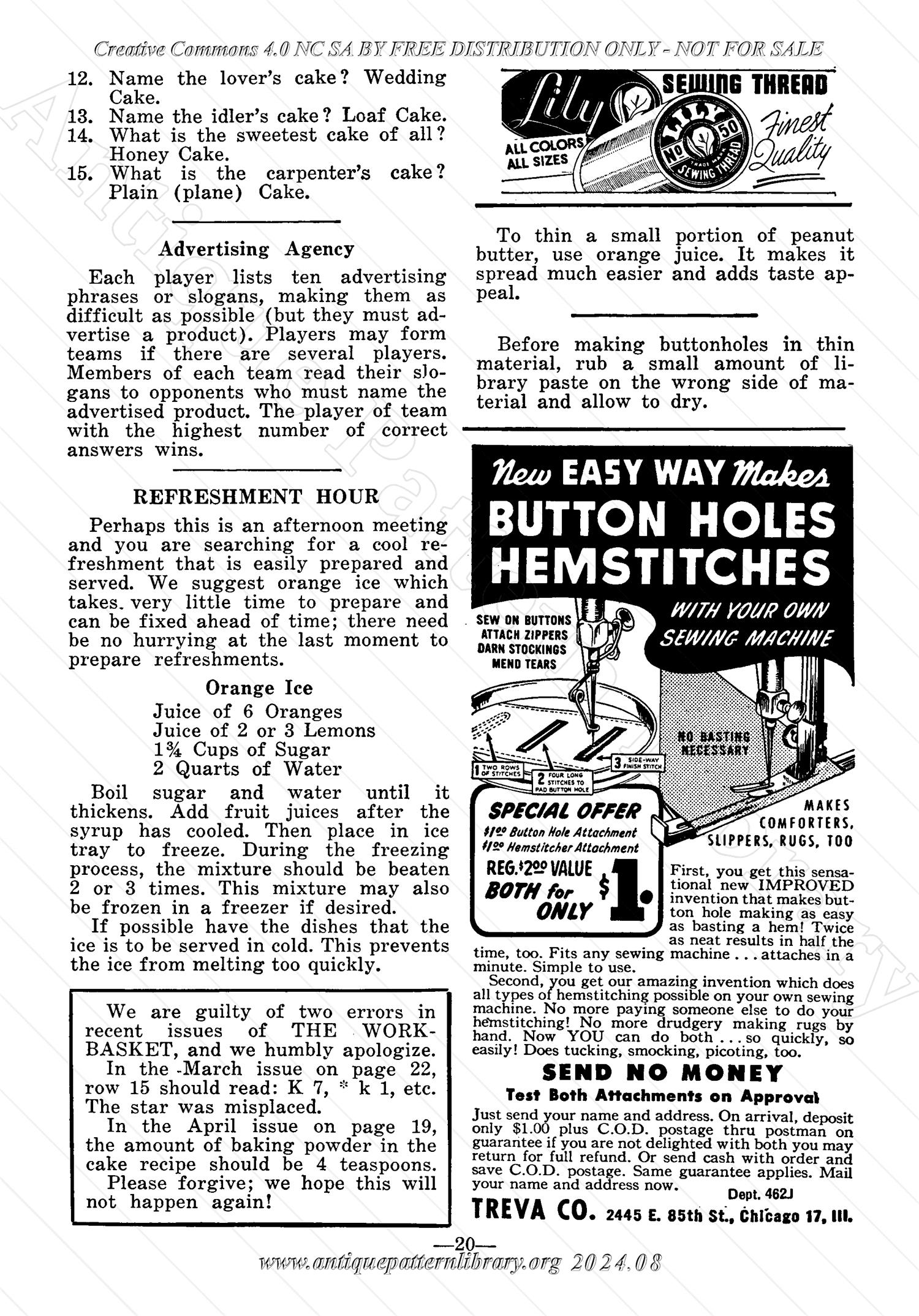 I-WB13A The Workbasket Volume 13 July 1948 No. 10