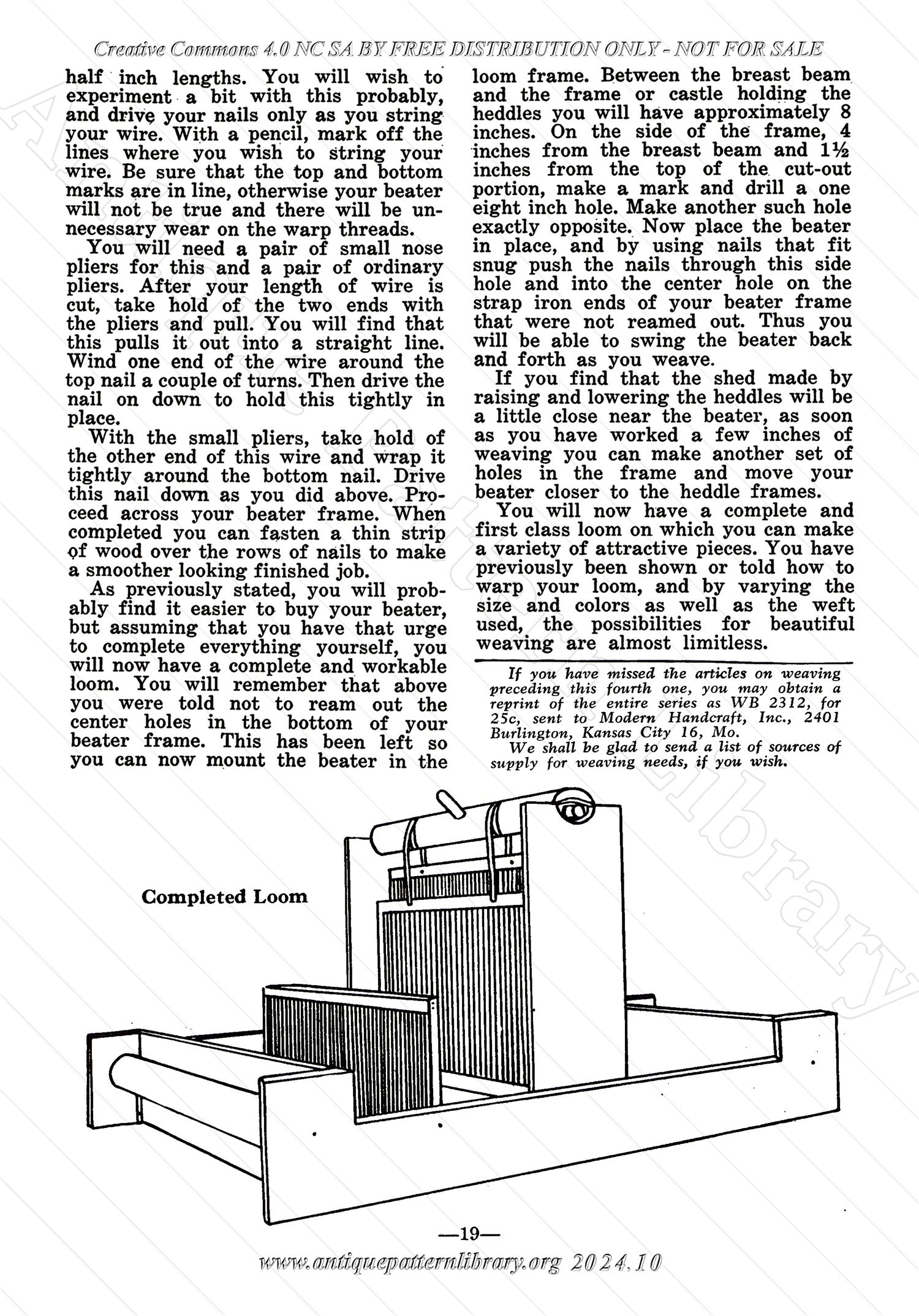 I-WB142 The Workbasket Volume 14 November 1948 No. 2