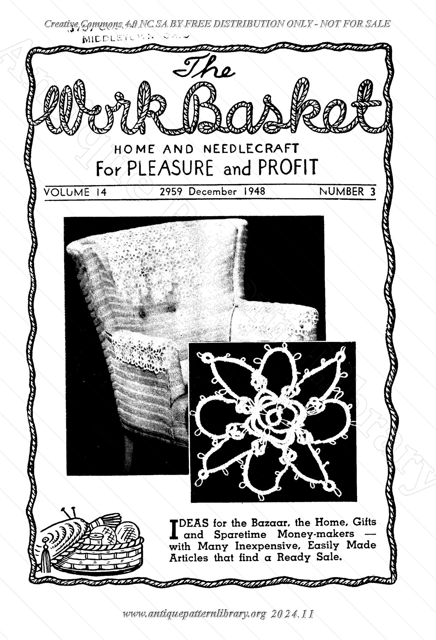 I-WB143 The Workbasket Volume 14 December 1948 No. 3