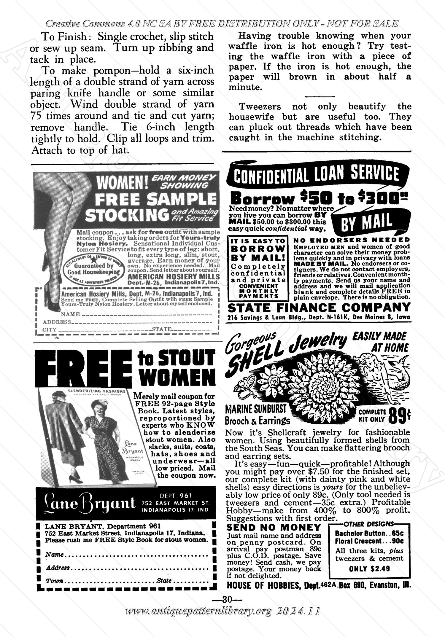 I-WB144 The Workbasket Volume 14 January 1949 No. 4