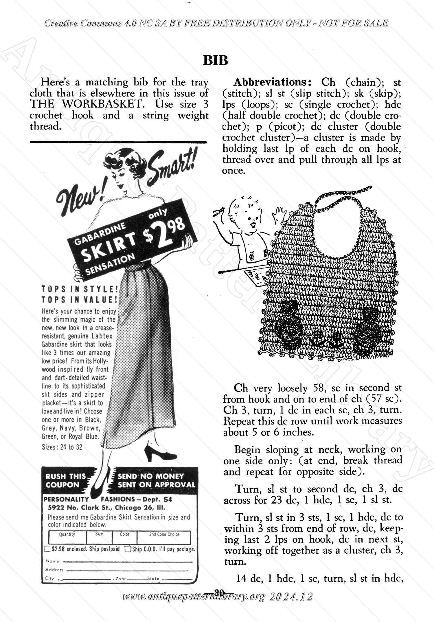 I-WB147 The Workbasket Volume 14 April 1949 No. 7