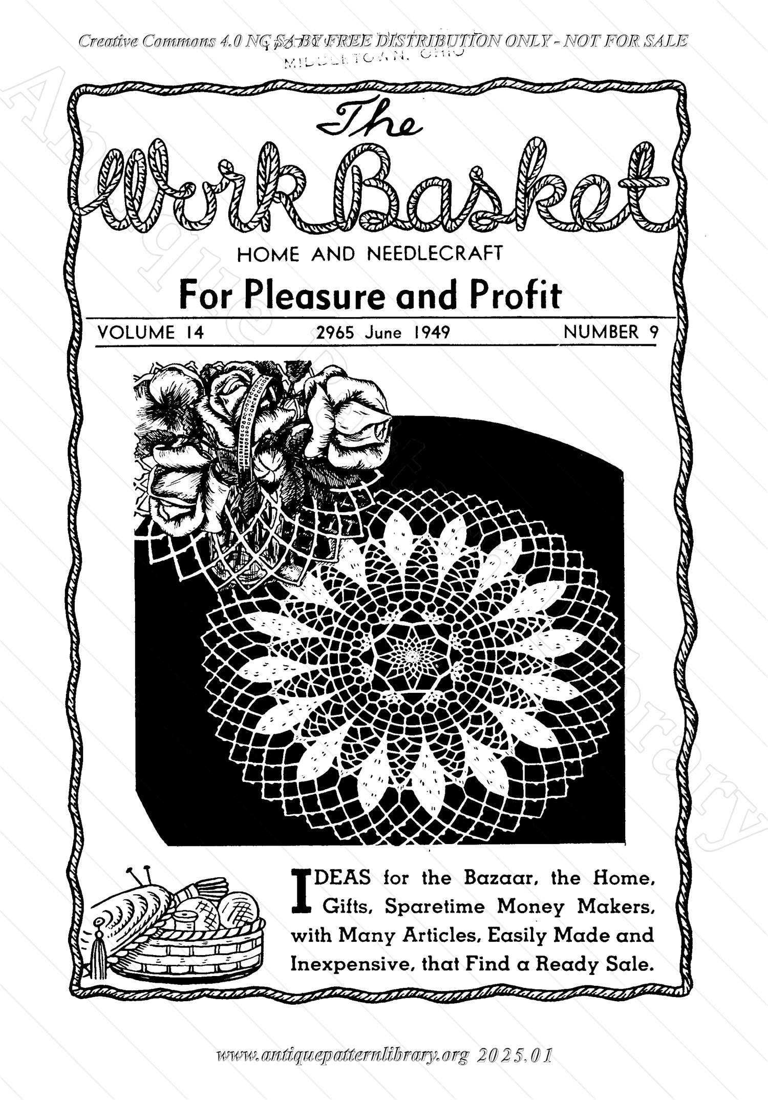 I-WB149 The Workbasket Volume 14 June 1949 No. 9