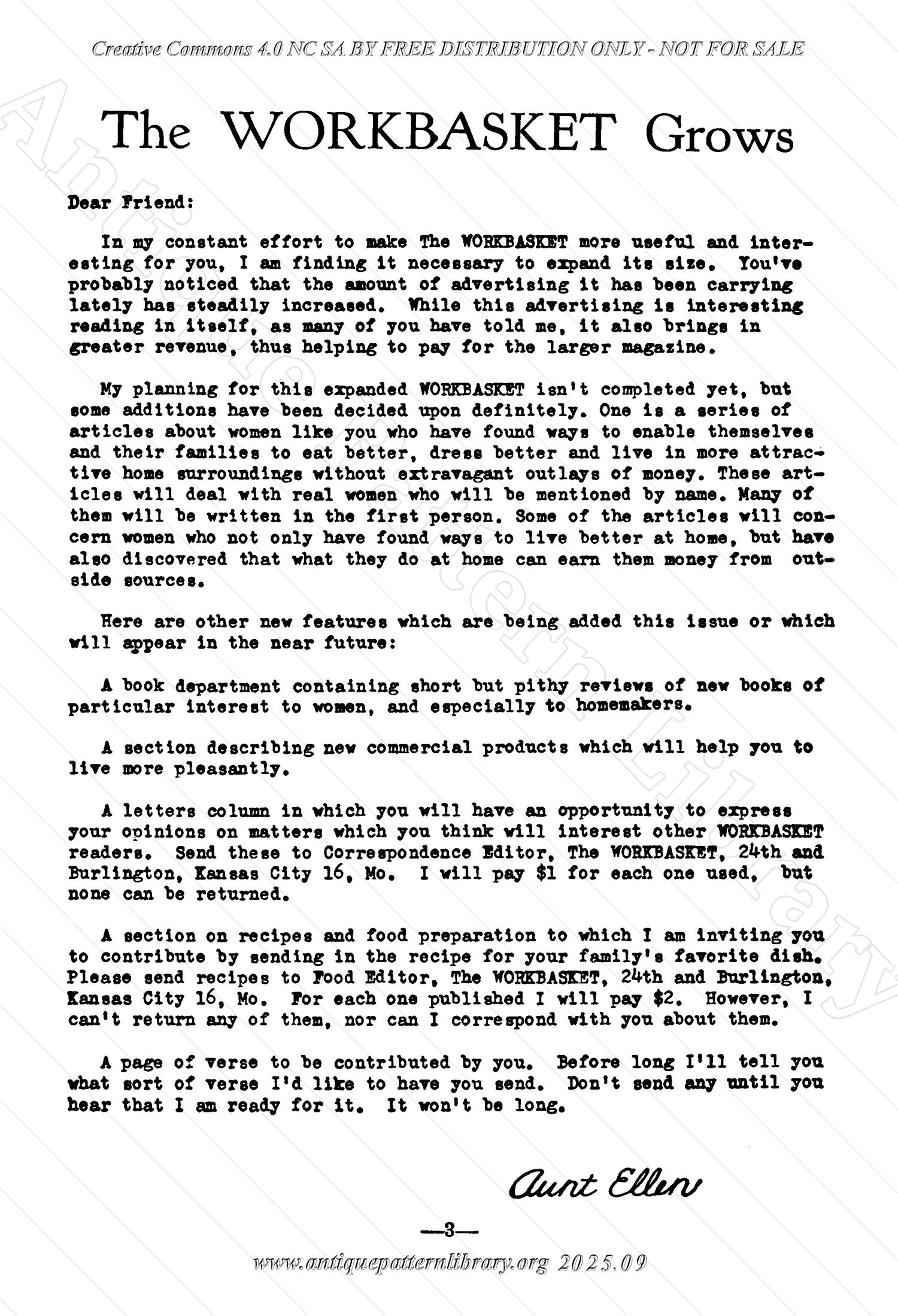 I-WB152 The Workbasket Volume 15 November 1949  No. 2