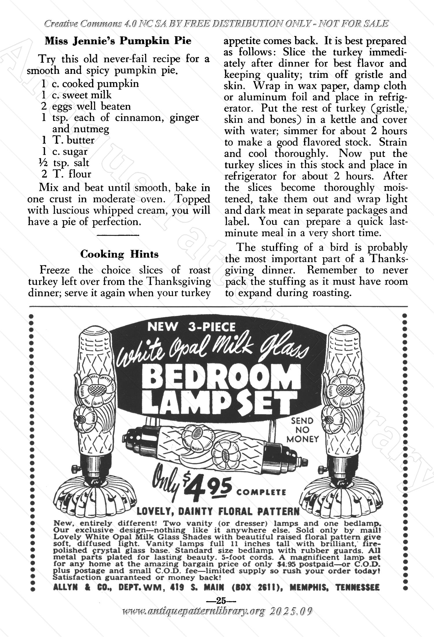 I-WB152 The Workbasket Volume 15 November 1949  No. 2