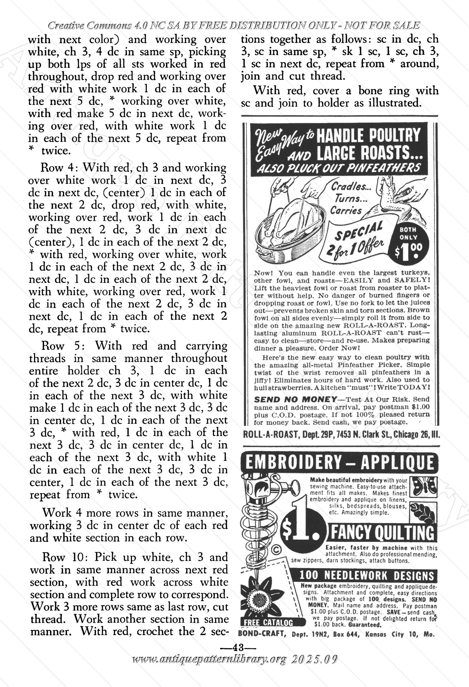 I-WB152 The Workbasket Volume 15 November 1949  No. 2