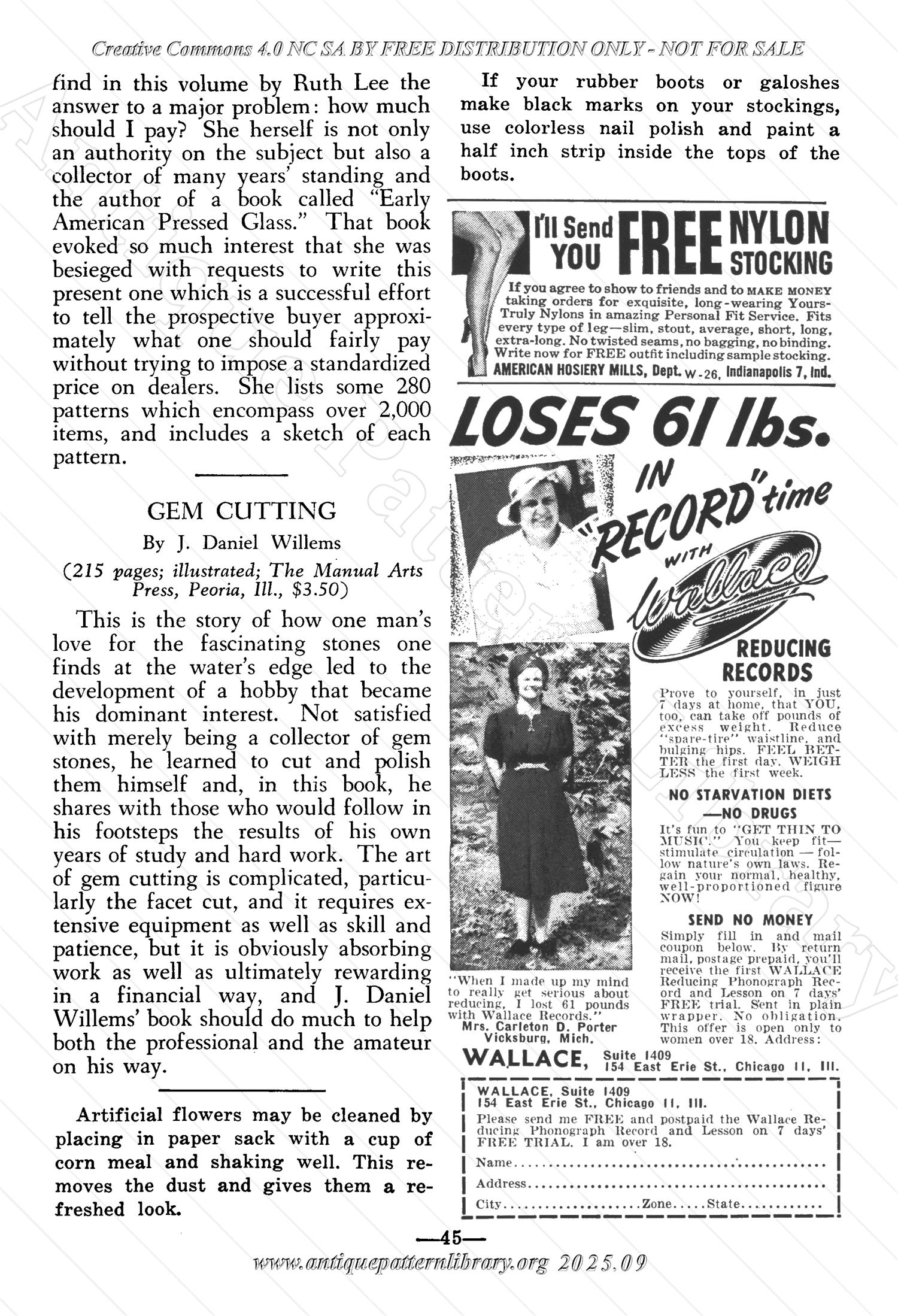 I-WB152 The Workbasket Volume 15 November 1949  No. 2