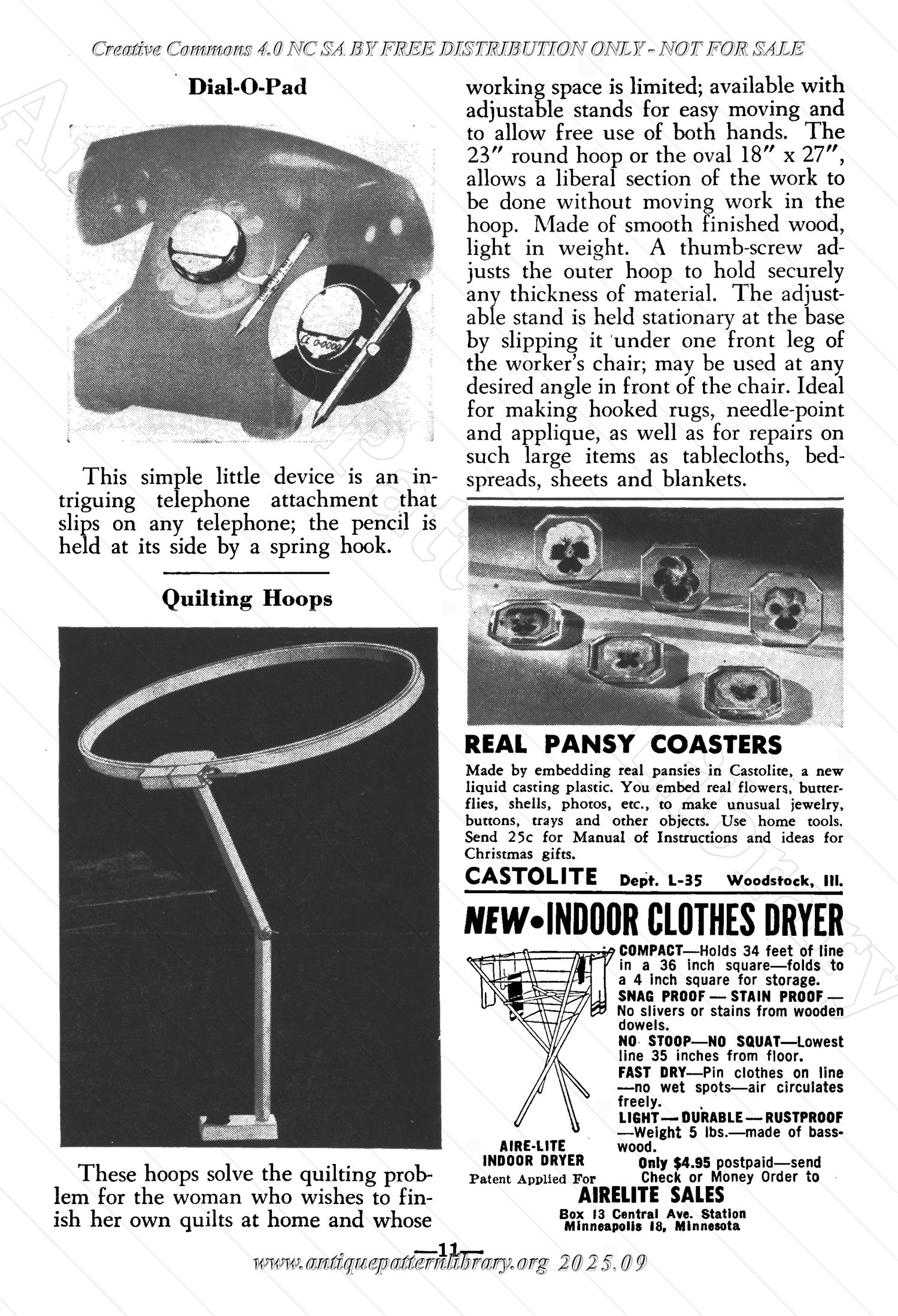I-WB161 The Workbasket Volume 16 October 1950 Number 1