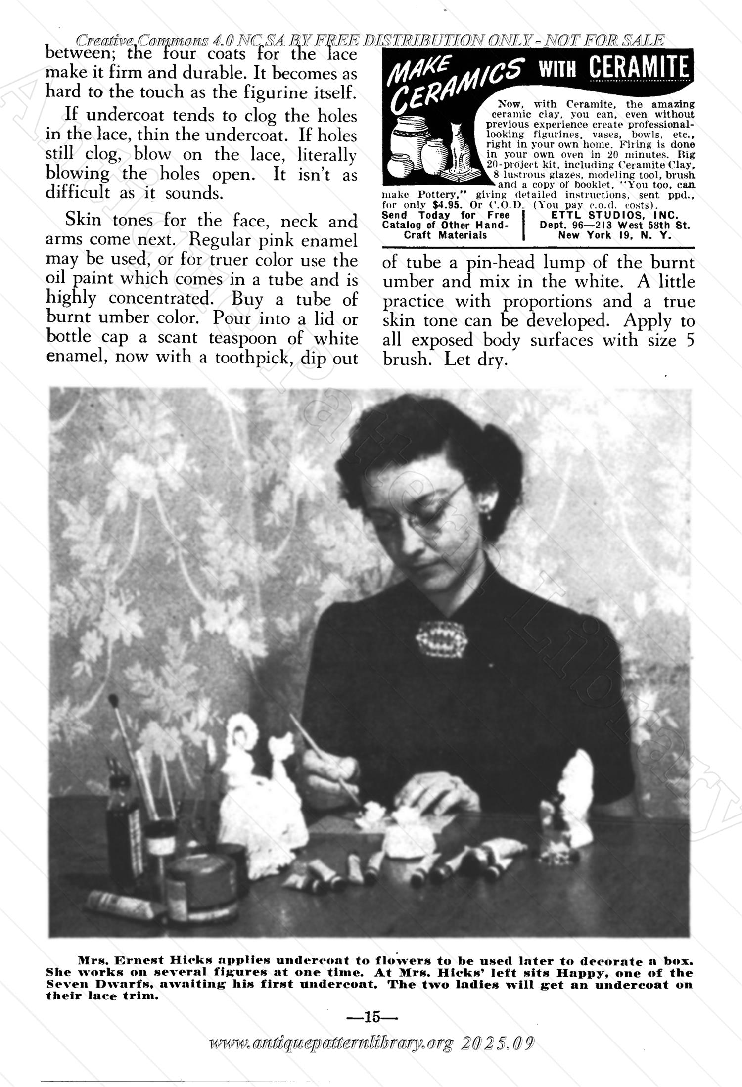 I-WB161 The Workbasket Volume 16 October 1950 Number 1