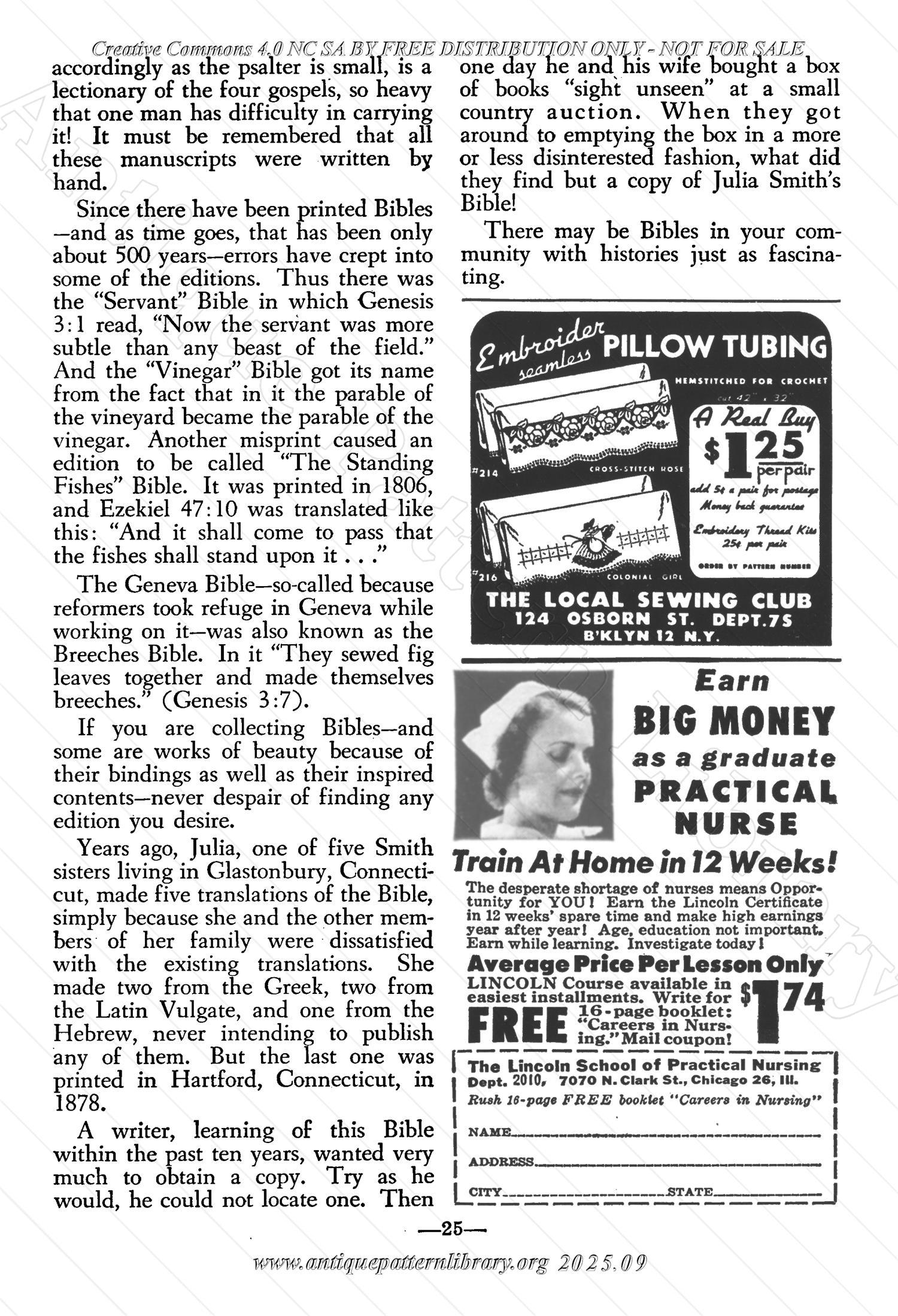 I-WB161 The Workbasket Volume 16 October 1950 Number 1