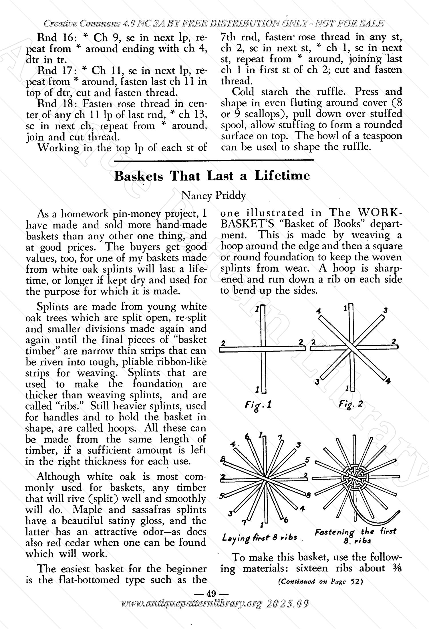 I-WB161 The Workbasket Volume 16 October 1950 Number 1