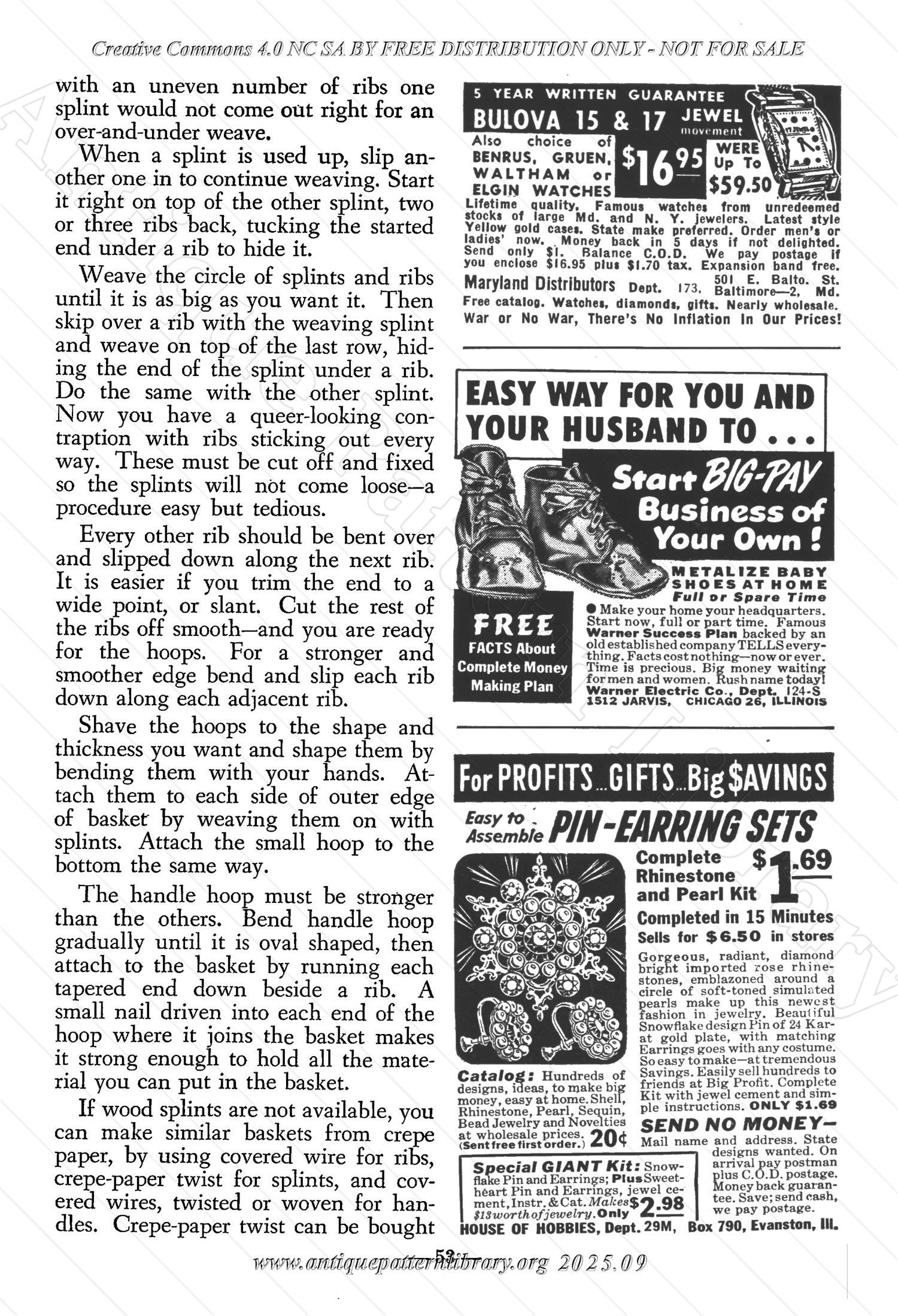 I-WB161 The Workbasket Volume 16 October 1950 Number 1