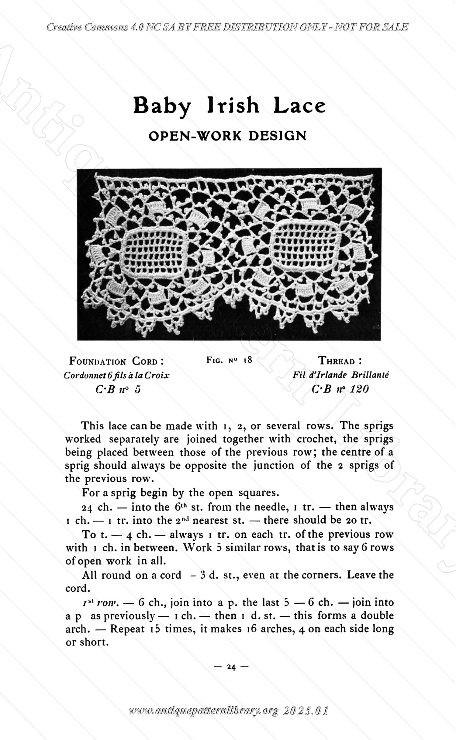 P-NK001 How to make Baby Irish Crochet Lace (2nd Album)