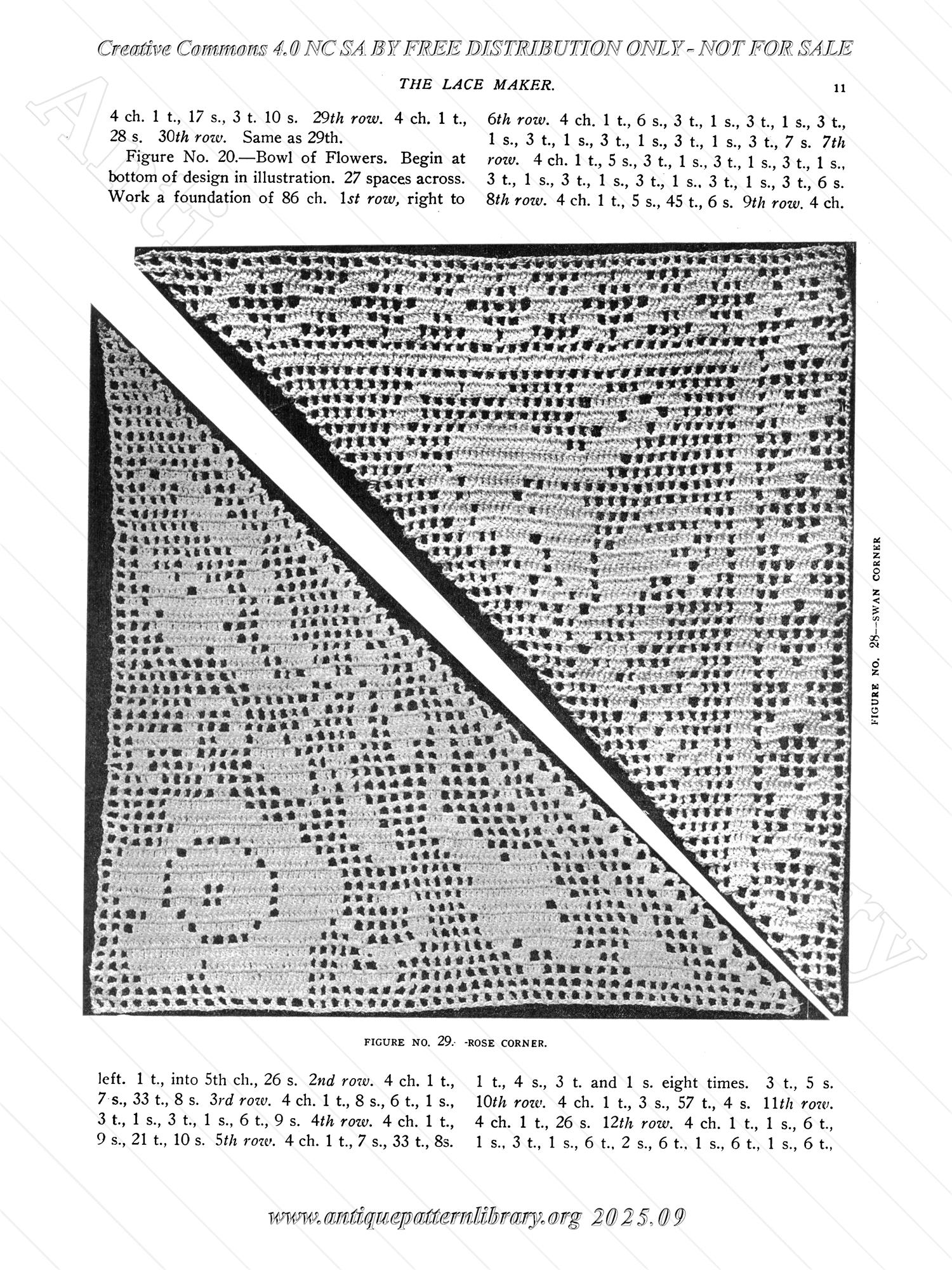 P-YS022 A Book of Instruction on Filet Crochet