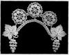 6-AK003 Collars with Grape-and-Leaf Motifs