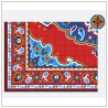 A-MH003 Tapestry design, red with medaillon