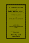 B-SW007 Complete Course in Dressmaking in Twelve Lessons: