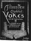 9-TA004 Fifteen New Crocheted Yokes With Full Instructions: