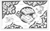 A-SW037 Coin et motif pour nappe et tapis de table Richelieu  barettes.