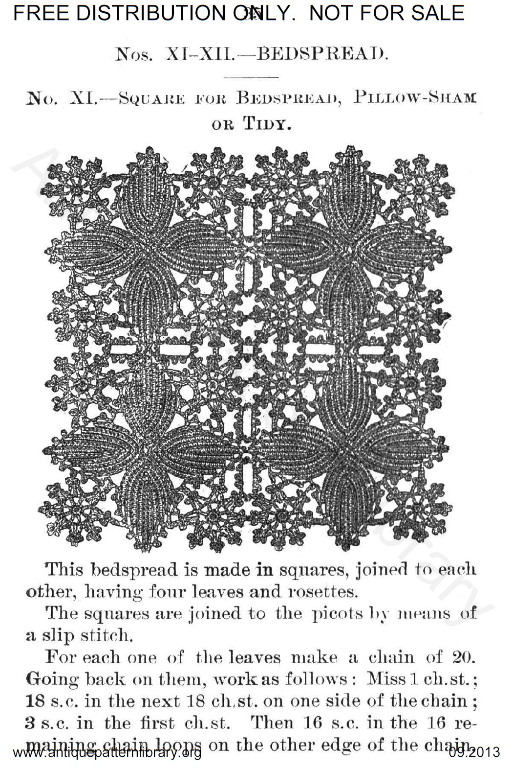 6-JA009 Miscellaneous Designs for Crochet Work, Illustrated