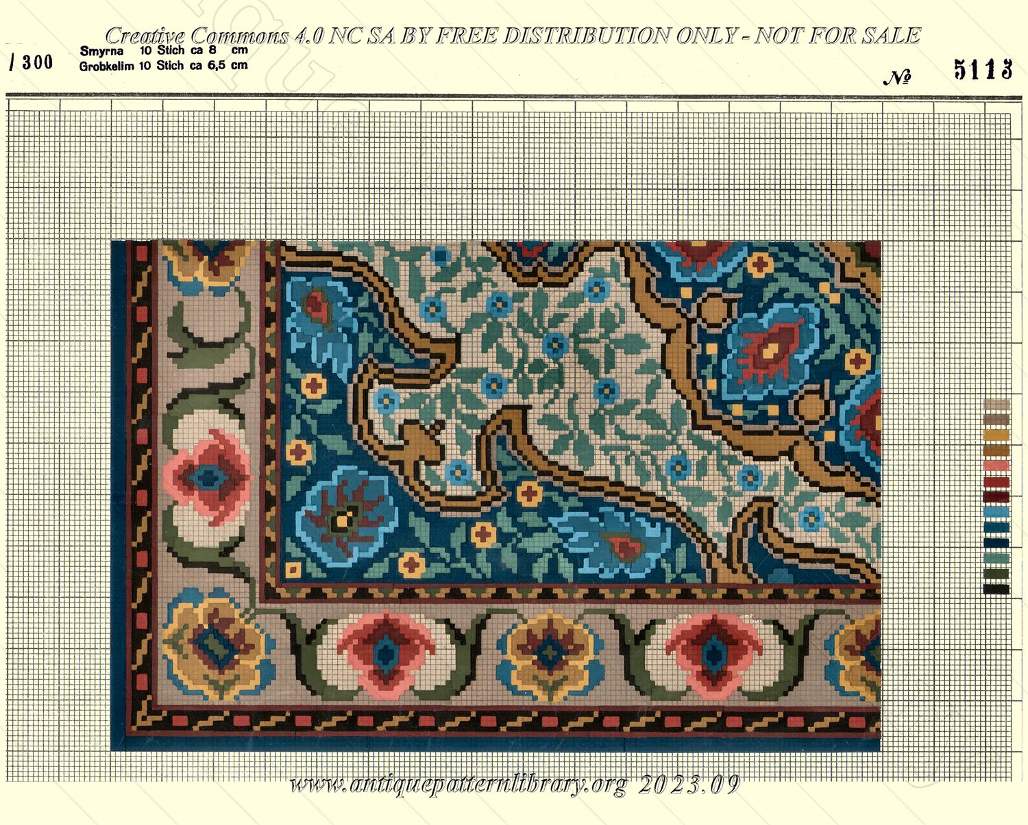 A-MH015 Tapestry design No. 5113