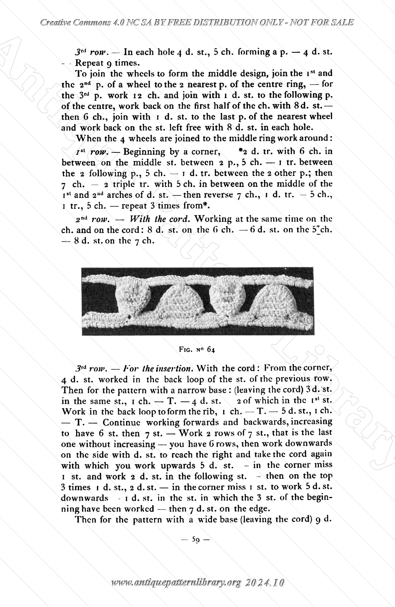 B-JA002 How to Make Crochet Lace, 2nd Album, Collection C.B.