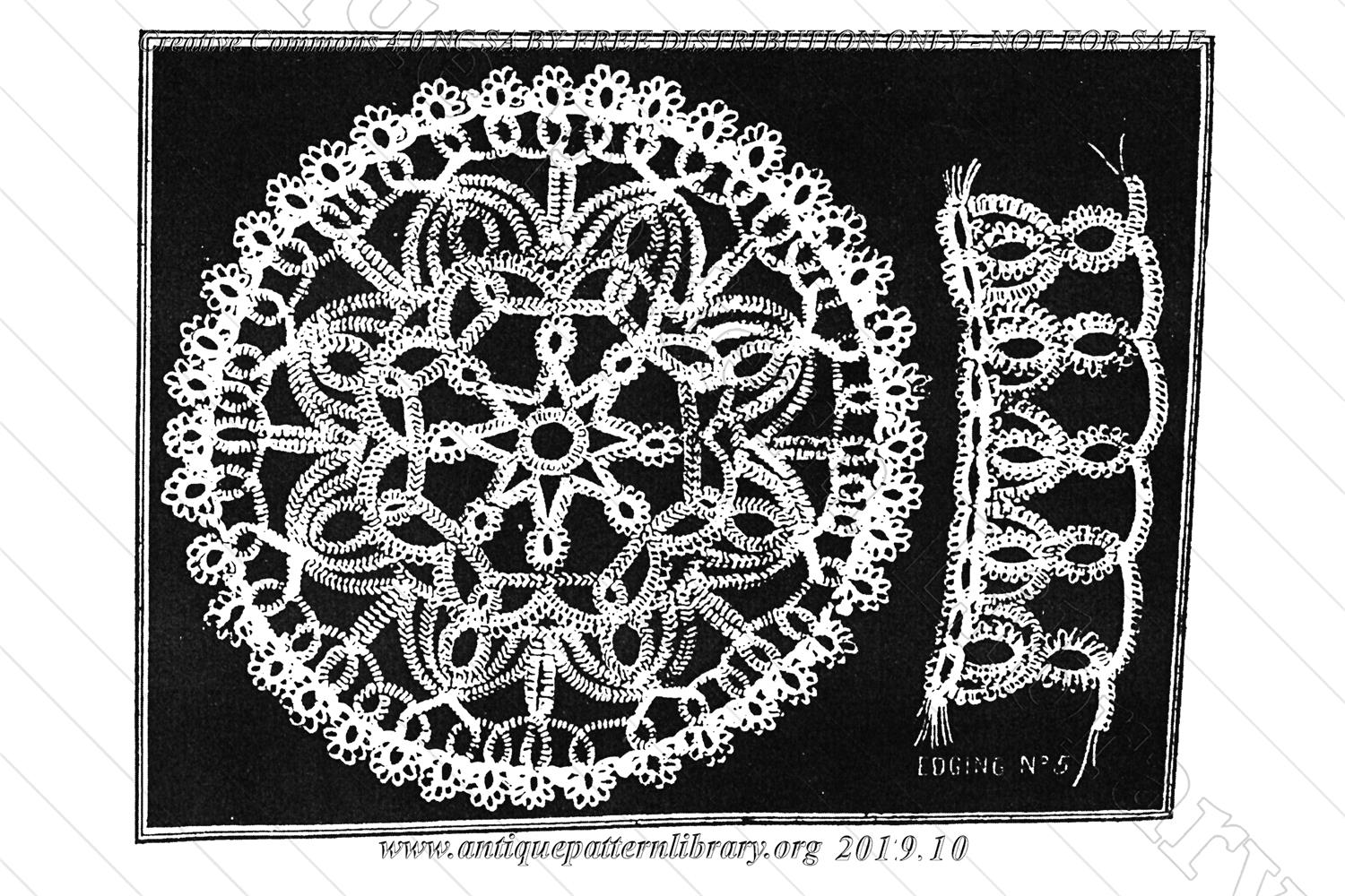 B-ME002 Tatting, or Frivolite