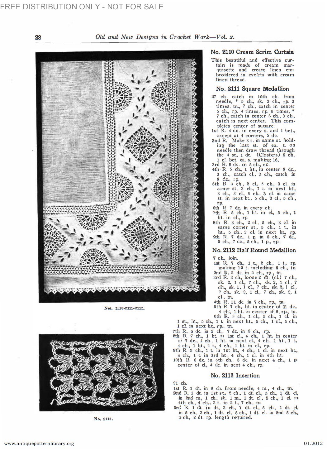 B-SW071 Old and New Designs in Crochet Work