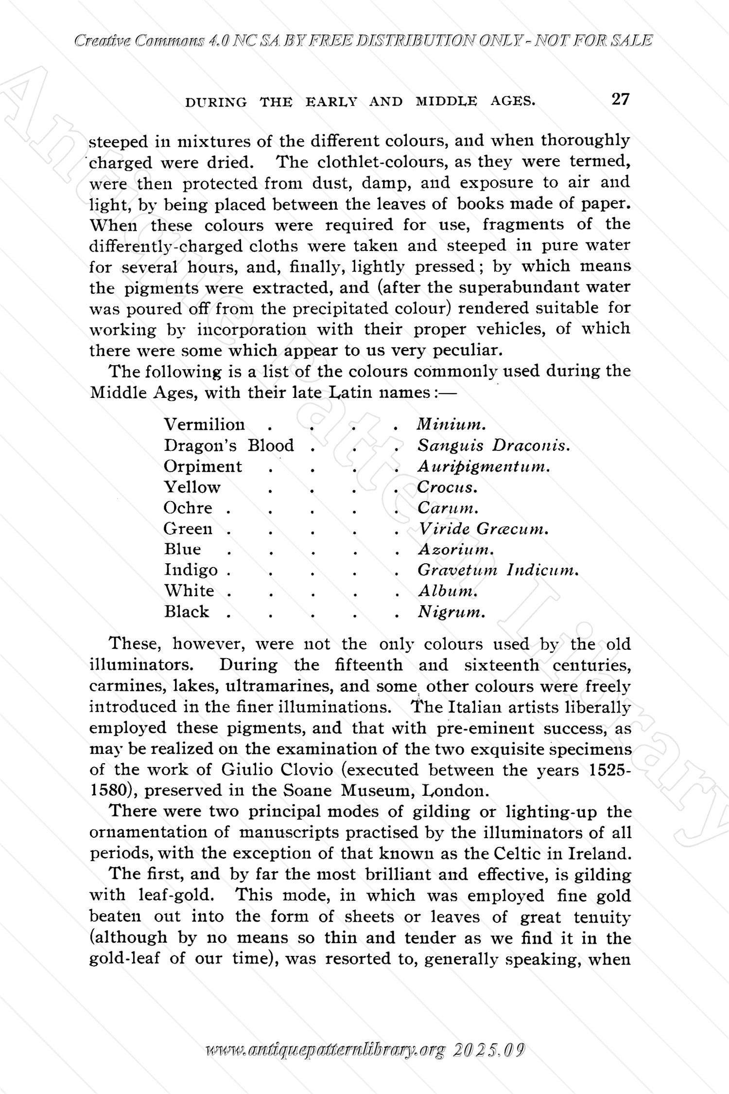 B-YS080 Guide to the Art of Illuminating on Vellum and Paper