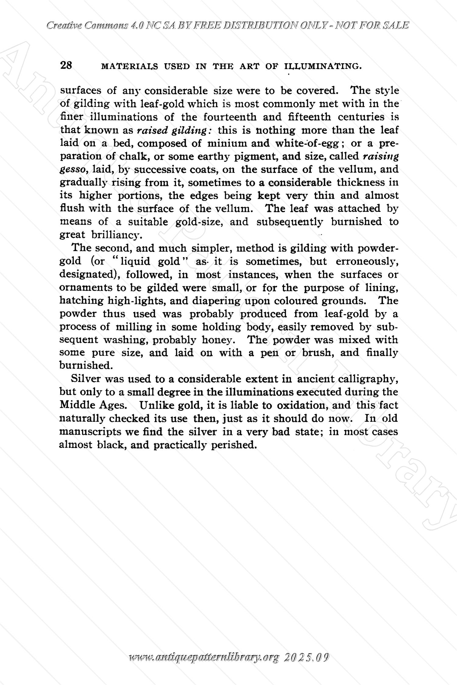 B-YS080 Guide to the Art of Illuminating on Vellum and Paper