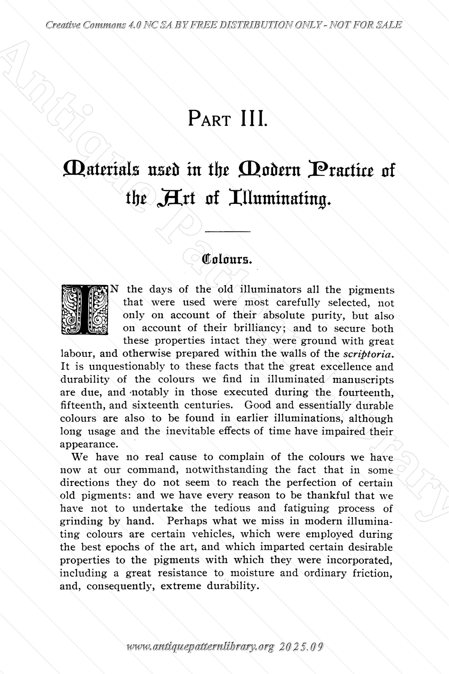 B-YS080 Guide to the Art of Illuminating on Vellum and Paper
