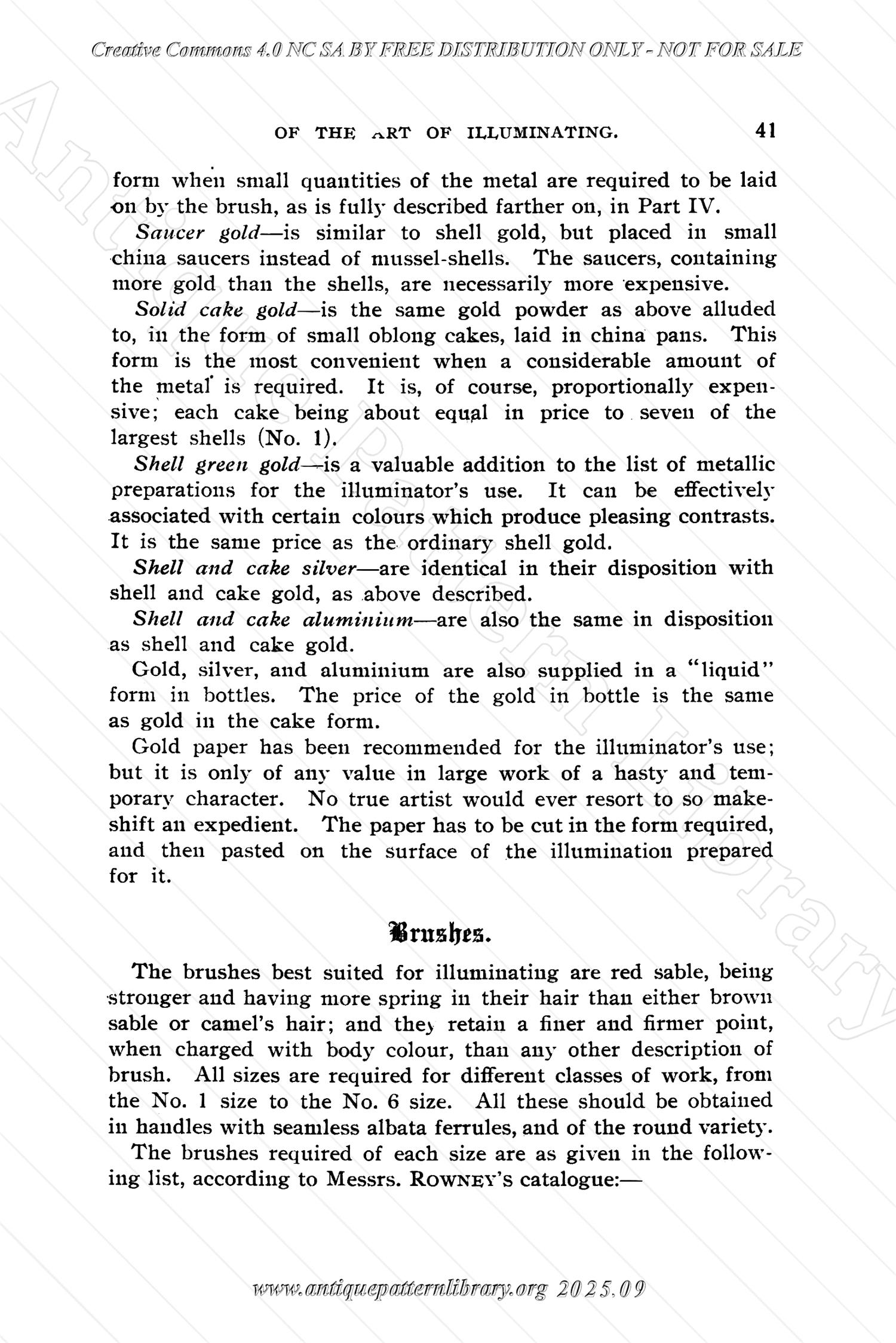 B-YS080 Guide to the Art of Illuminating on Vellum and Paper