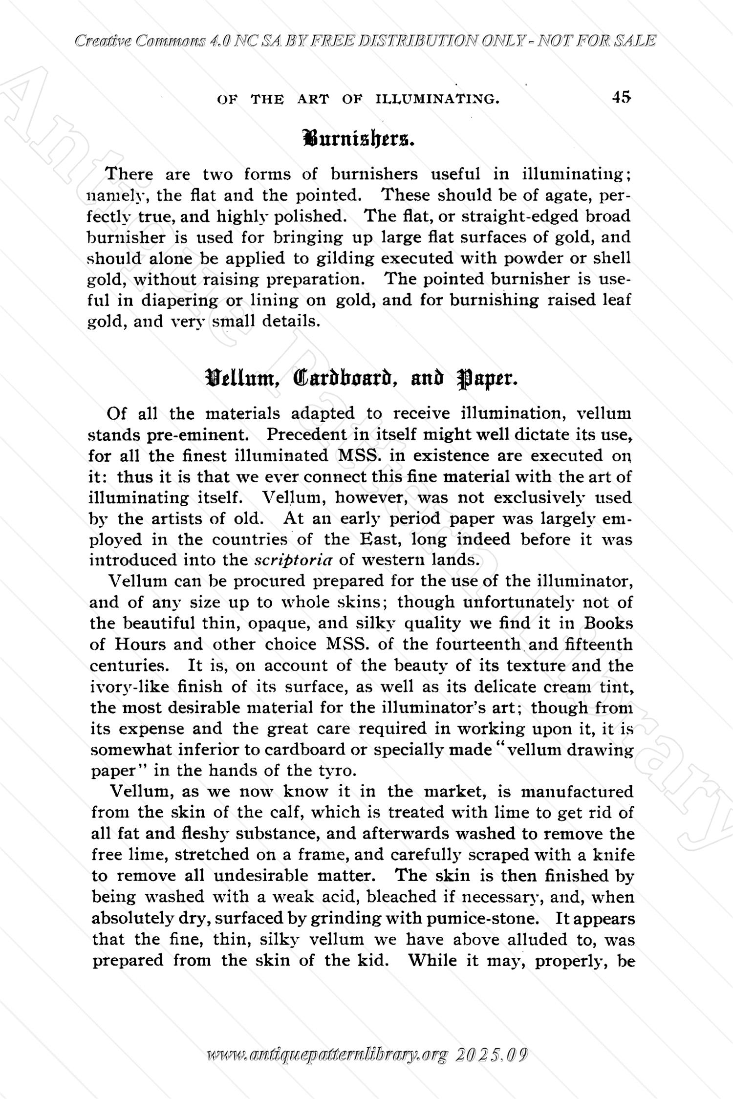 B-YS080 Guide to the Art of Illuminating on Vellum and Paper