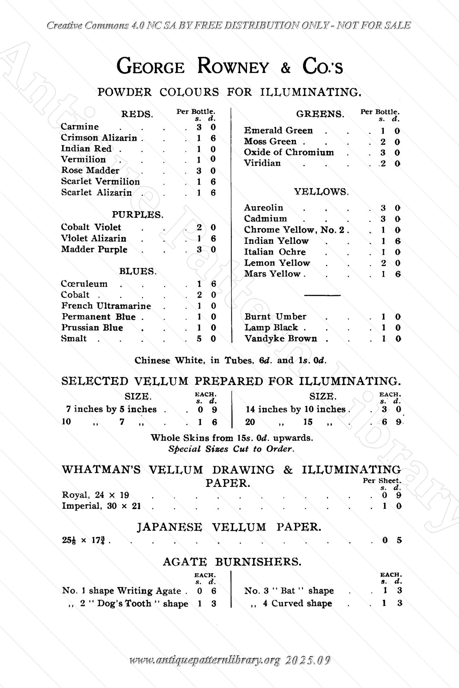 B-YS080 Guide to the Art of Illuminating on Vellum and Paper