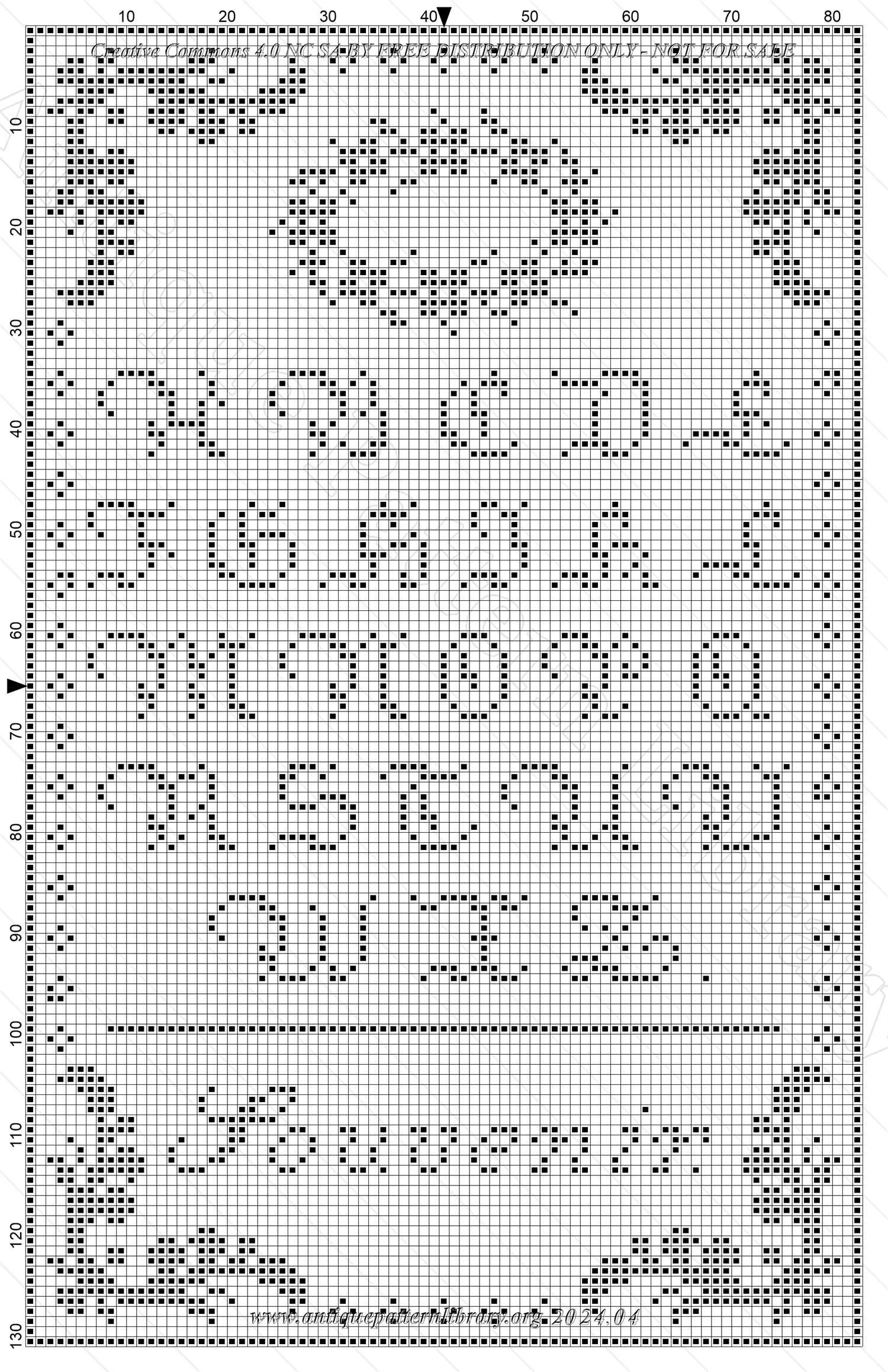 C-PR009 Alphabets Varis pour Broderie, Crochet, Tapisserie, etc.