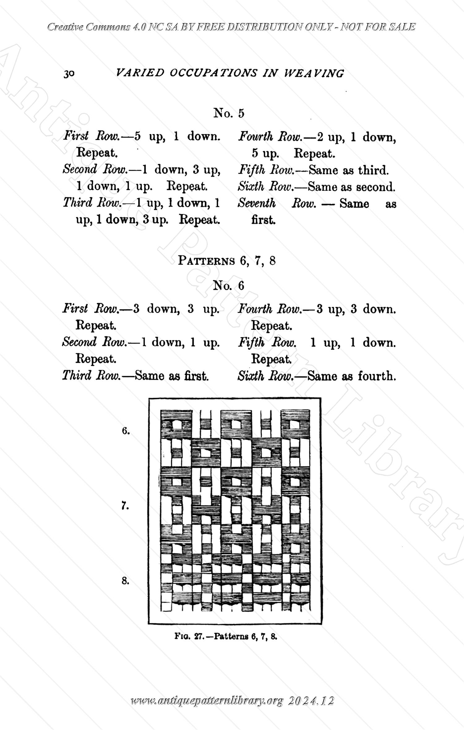 C-YS184 Varied Occupations in Weaving