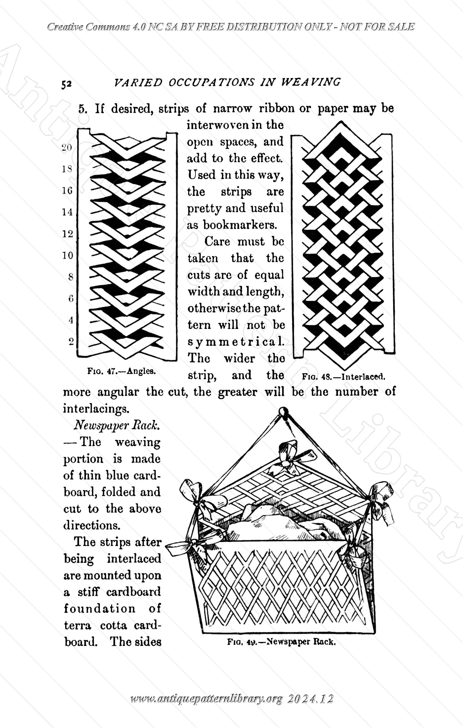 C-YS184 Varied Occupations in Weaving