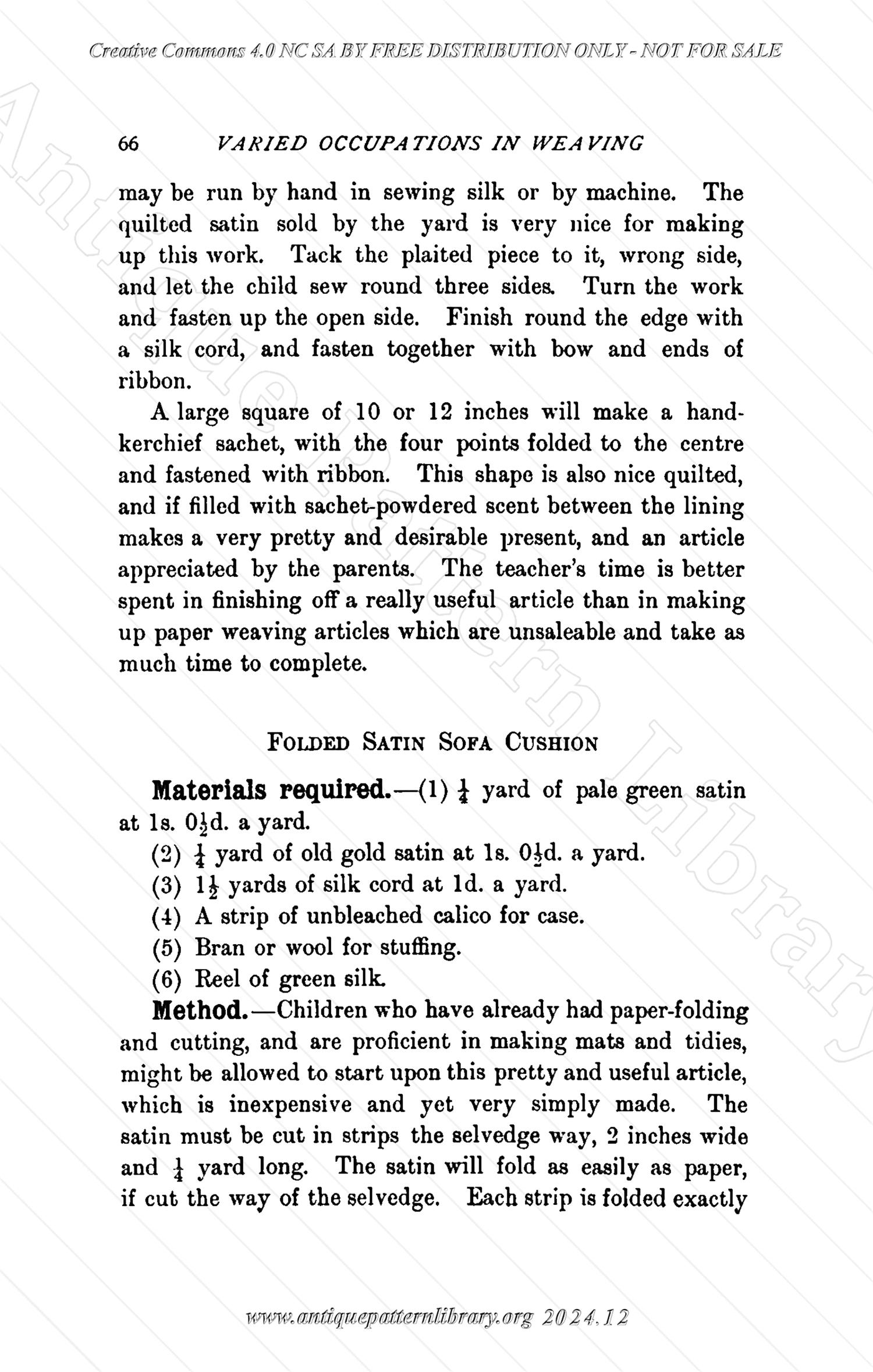 C-YS184 Varied Occupations in Weaving