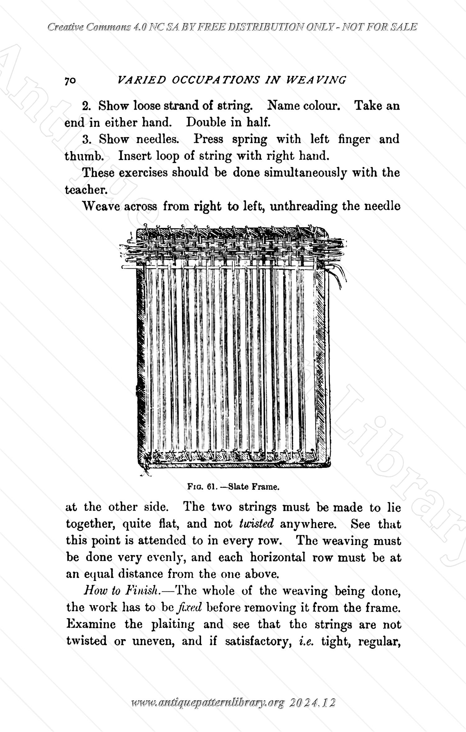 C-YS184 Varied Occupations in Weaving