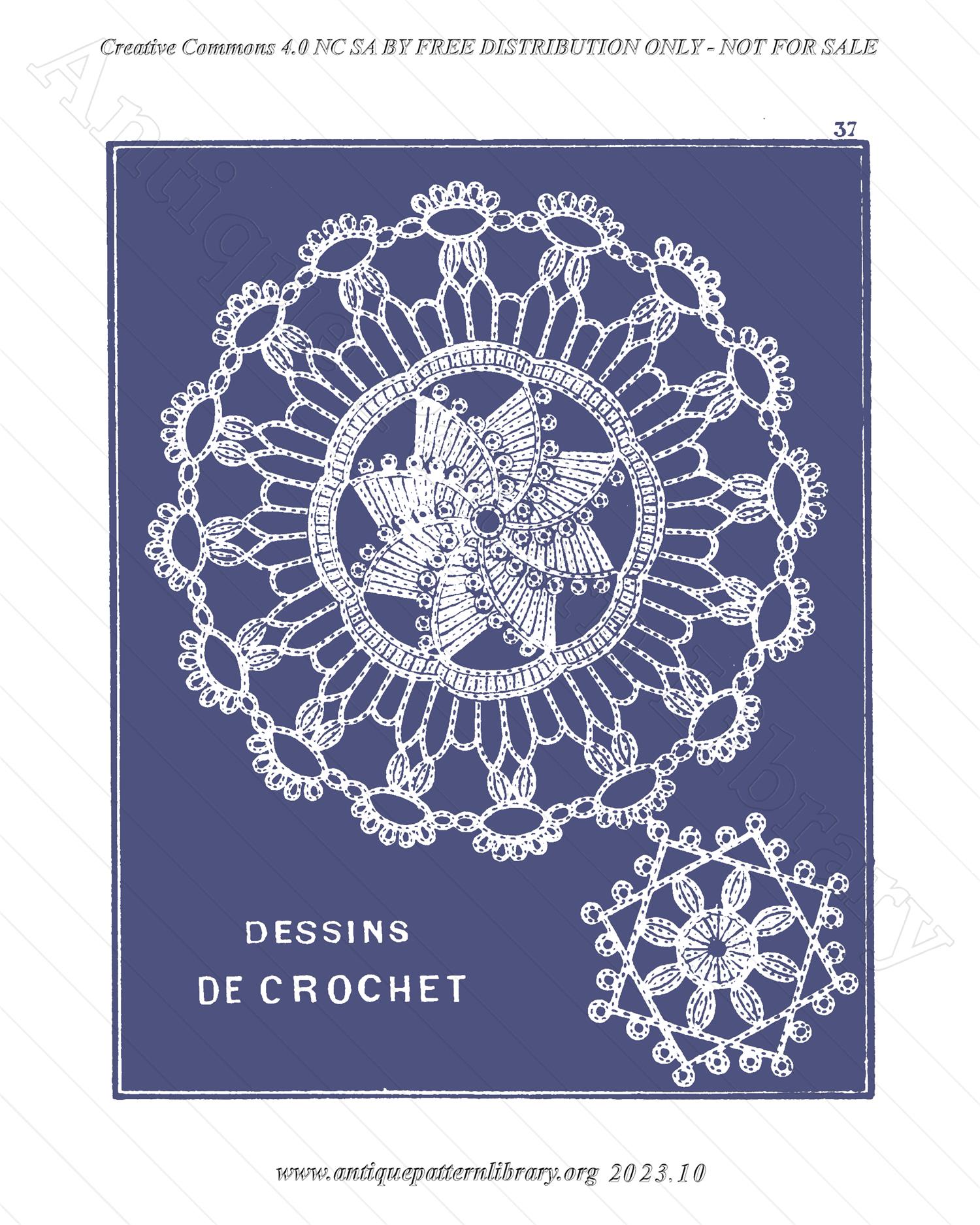 C-YS325 Manuel de Dessins pour Crochet