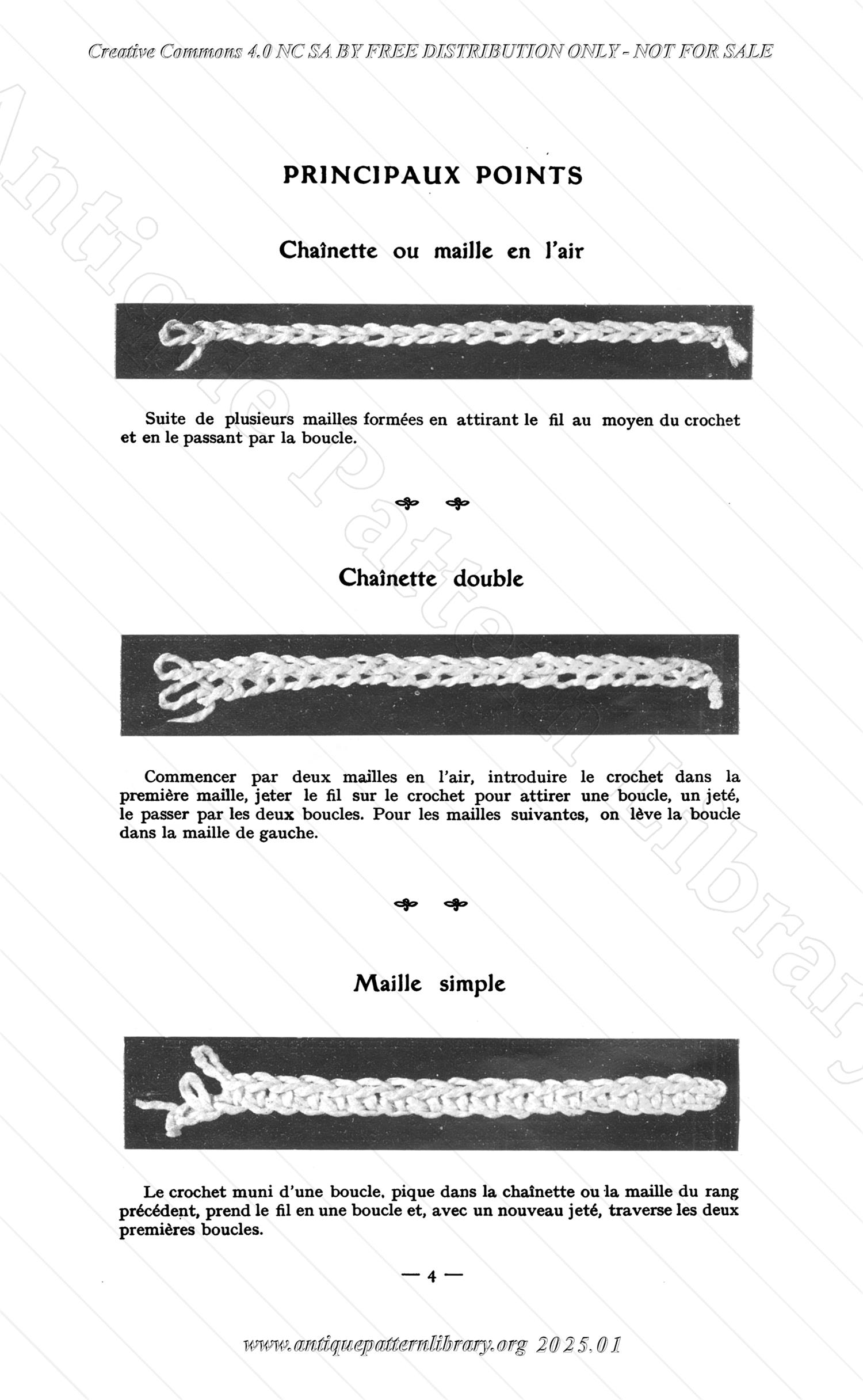 C-YS538 Les Points de Crochet